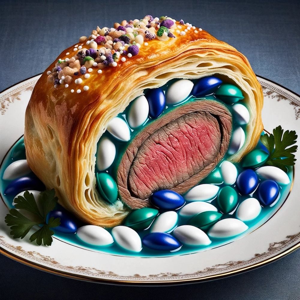 Beef Wellington a la Tide Pod