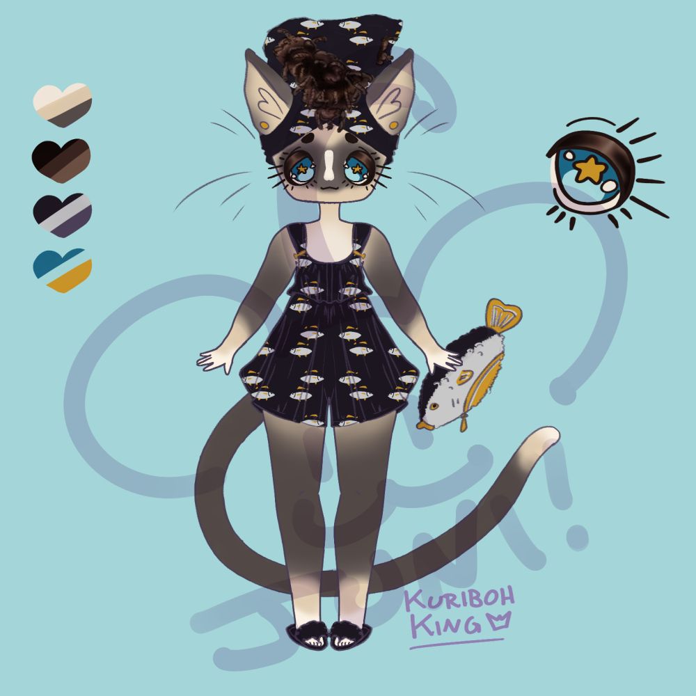 An atheisure dressed snowshoe cat adoptable in a sleepover theme