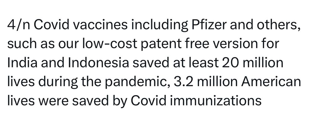 Lives saved by Covid vaccines 