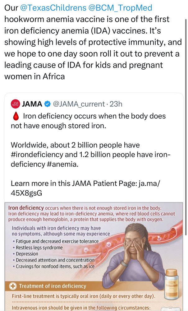 Iron deficiency anemia