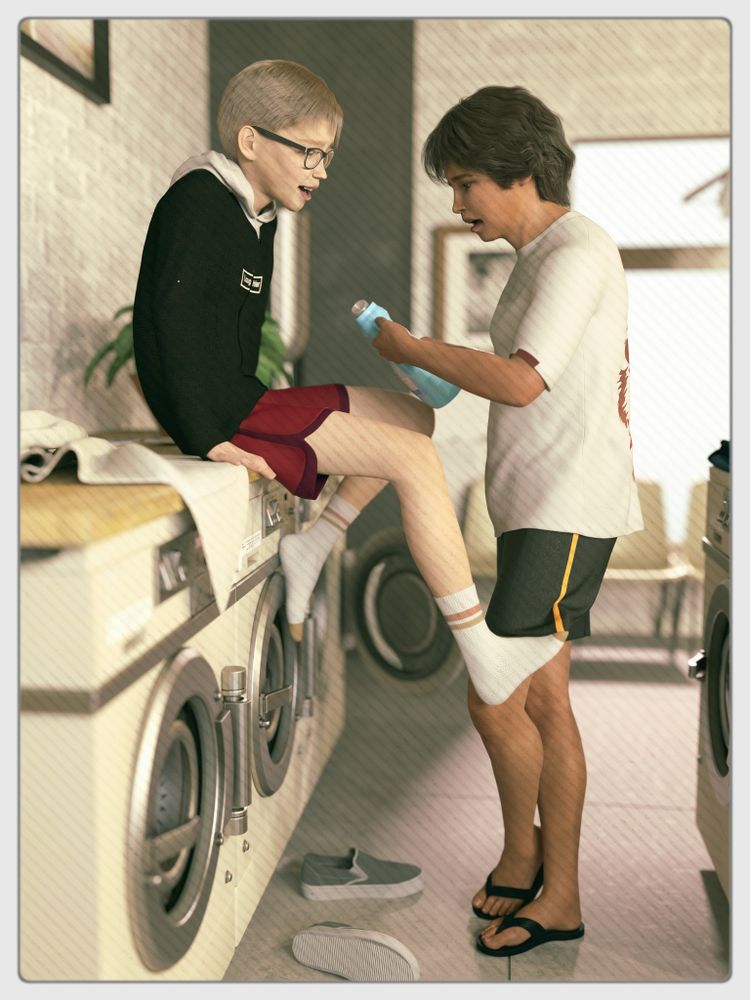 #3dart #young #male #boy #original #glasses #socks