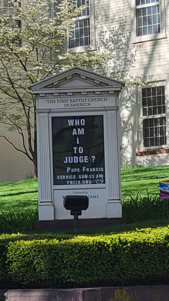 Who am I to judge?