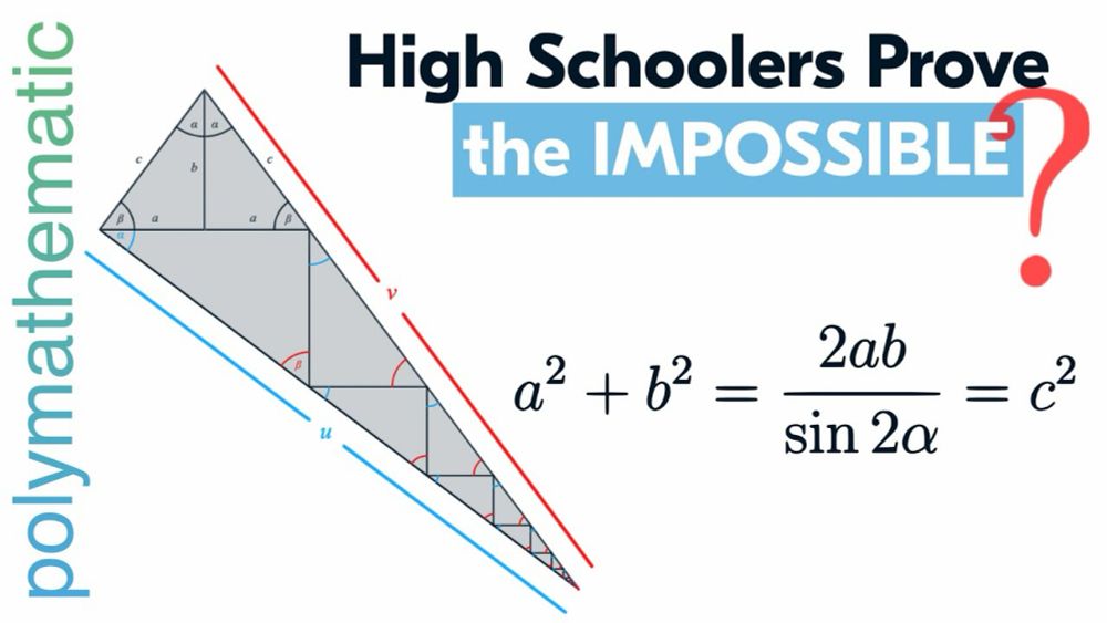 Pythagoras Would Be Proud: High School Students' New Proof of the Pythagorean Theorem [TRIGONOMETRY]