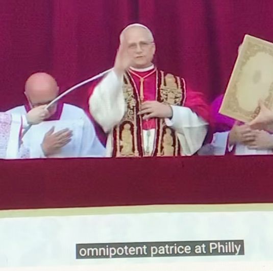 pope speaks italian but youtube translated a word to "Philly" in the subtitles