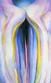 The centre of a callow lily