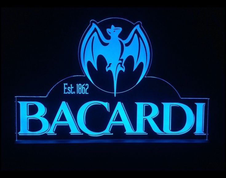 Barcardi In Neon Lights