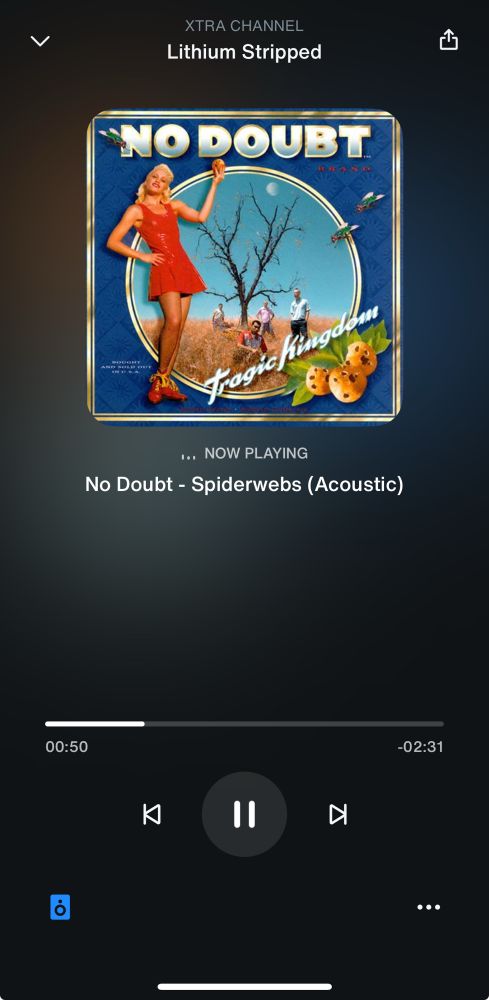 No Doubt Spiderwebs acoustic