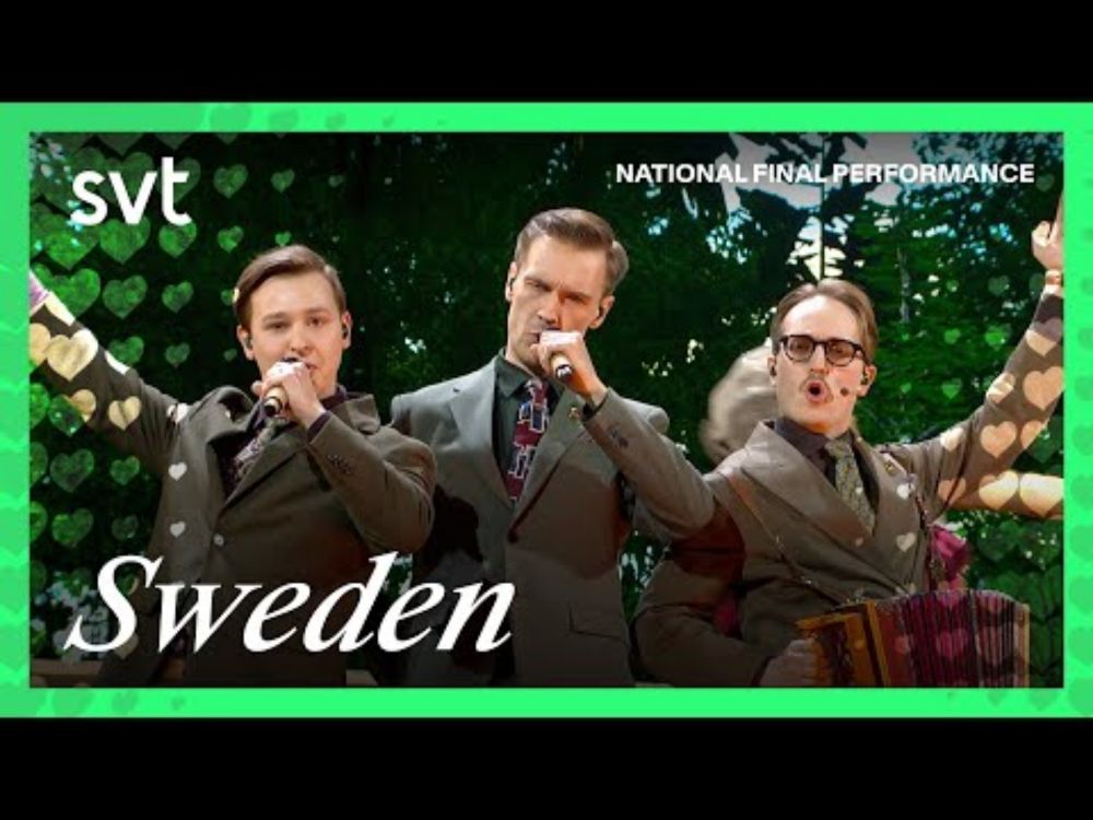 KAJ - Bara Bada Bastu | Sweden 🇸🇪 | National Final Performance | #Eurovision2025