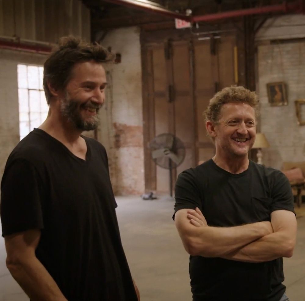 Keanu Reeves and Alex Winter in a conversation about Waiting for Godot