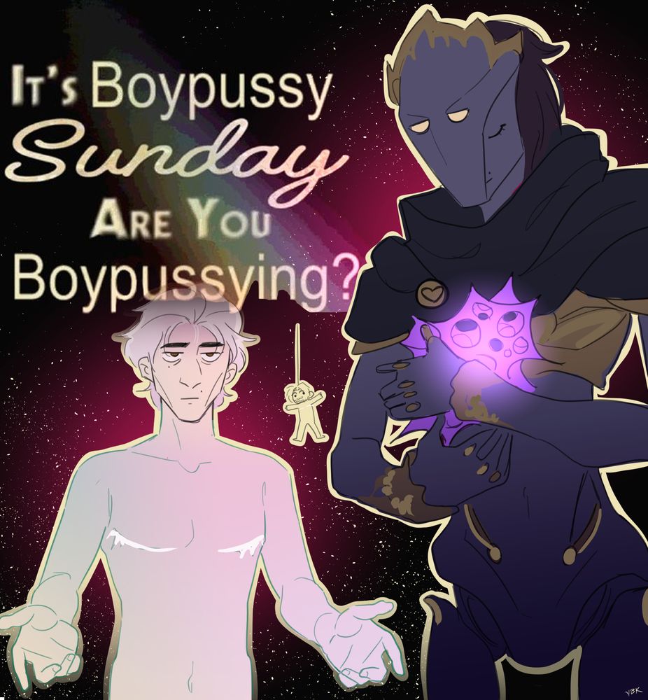 text reads "it's boypussy sunday are you boypussying?" with two versions of viktor 