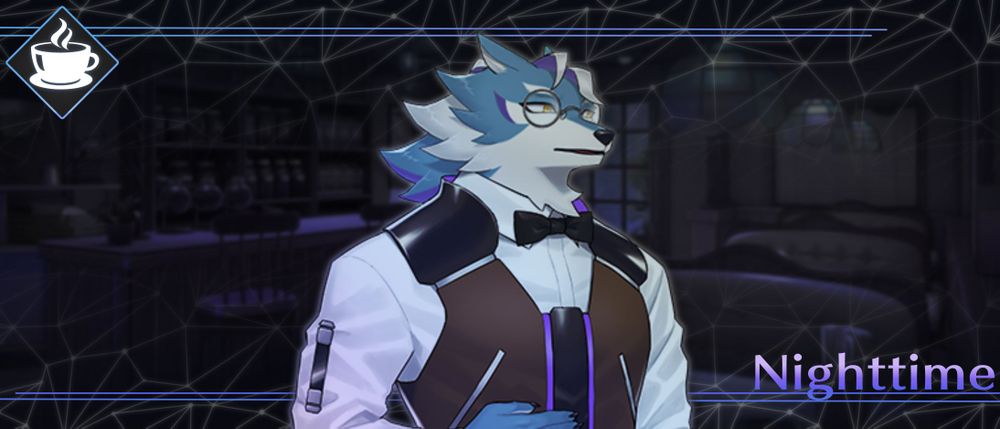 Tired Esperdica, doing a closing shift in the empty Café.
Maybe keep him some company?