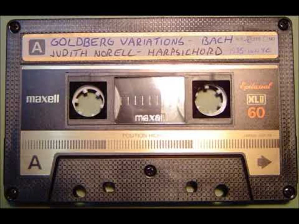 Johann Sebastian Bach : Goldberg Variations, BWV 988  Judith Norell, Harpsichord