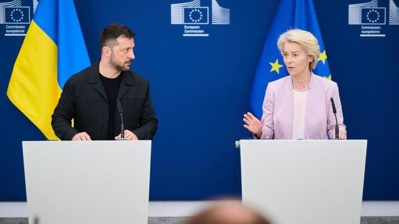 Volodymyr Zelensky - Ursula von der Leyen