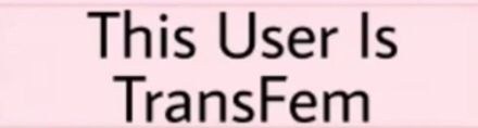 This User is TransFem