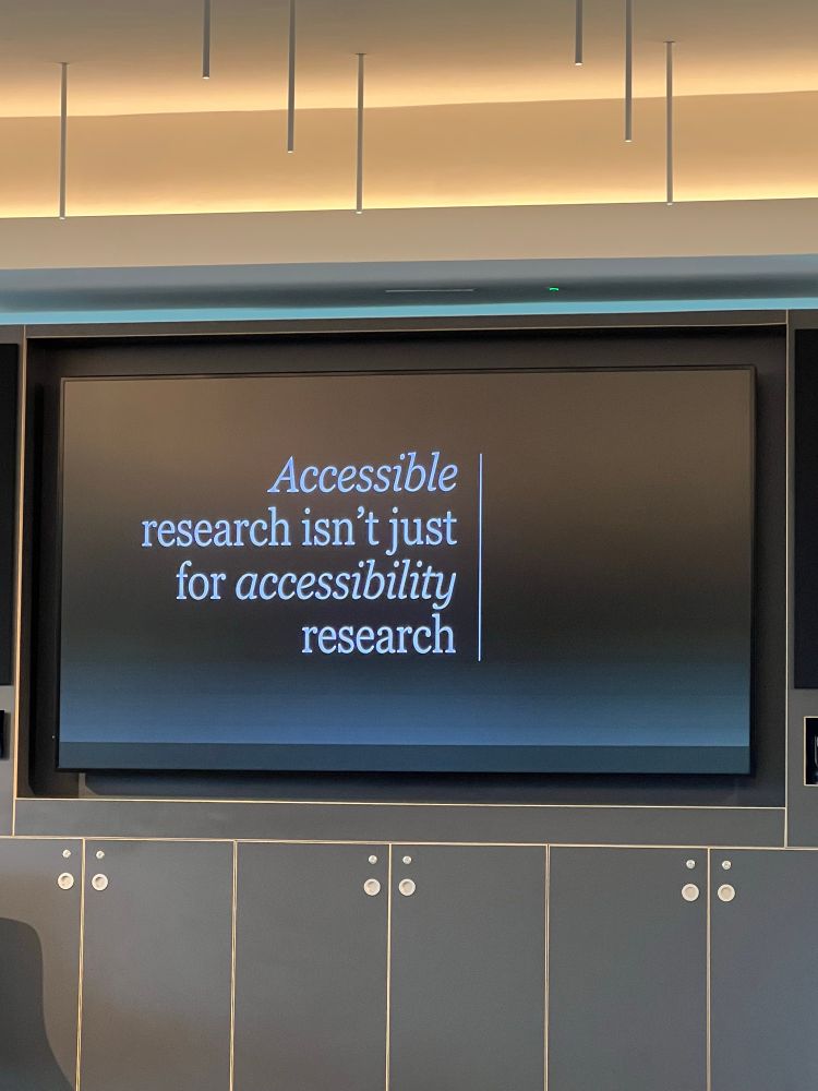 Accessible research isn’t just for accessibility research