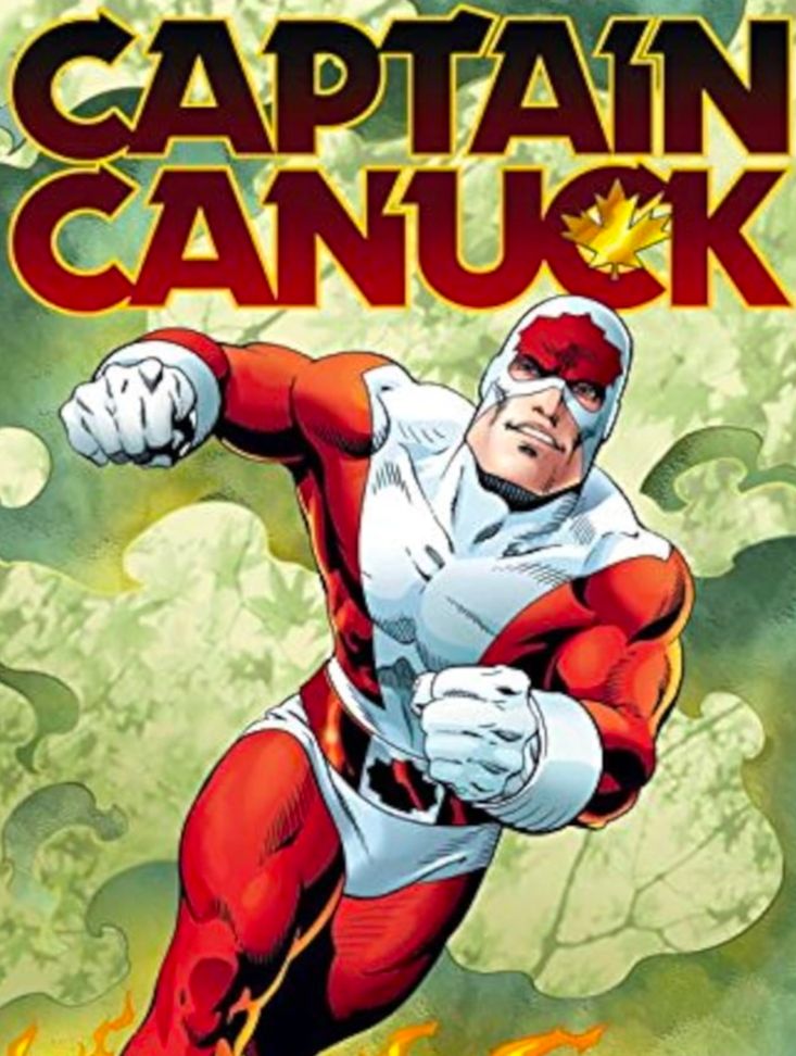 Comic book cover of Captain Canuck