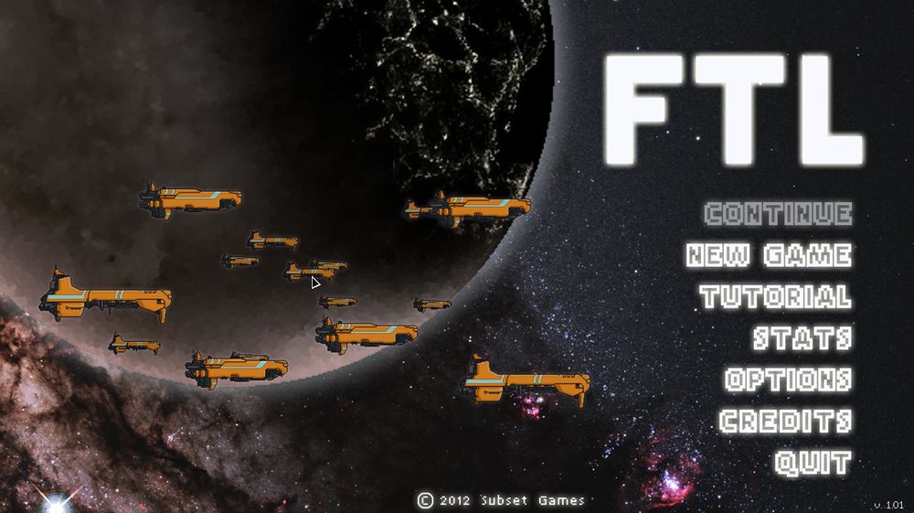 FTL: Faster Than Light title screen
