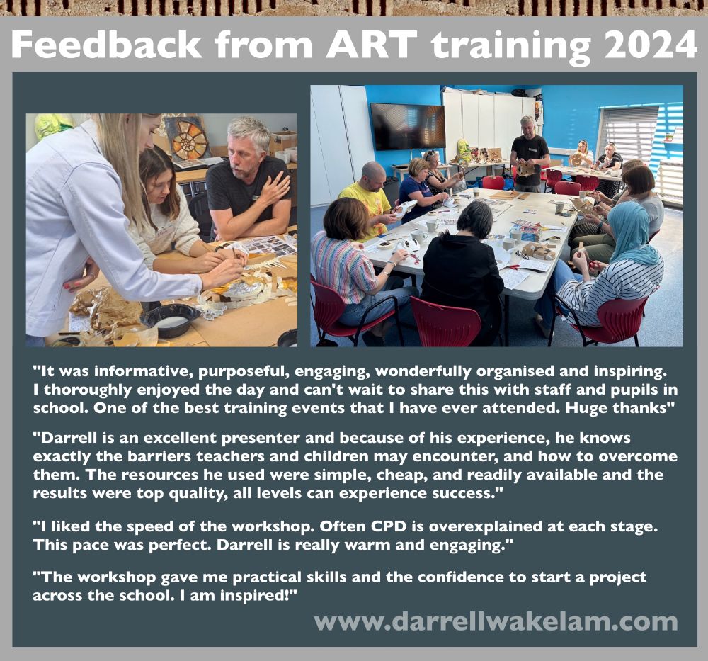 Quotes from teachers attending some of my training events in 2024.