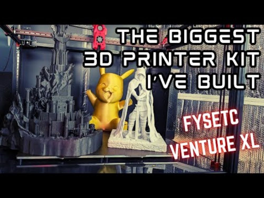 Venture XL First Impressions -Thoughts on this MASSIVE 3D Printer Kit Build