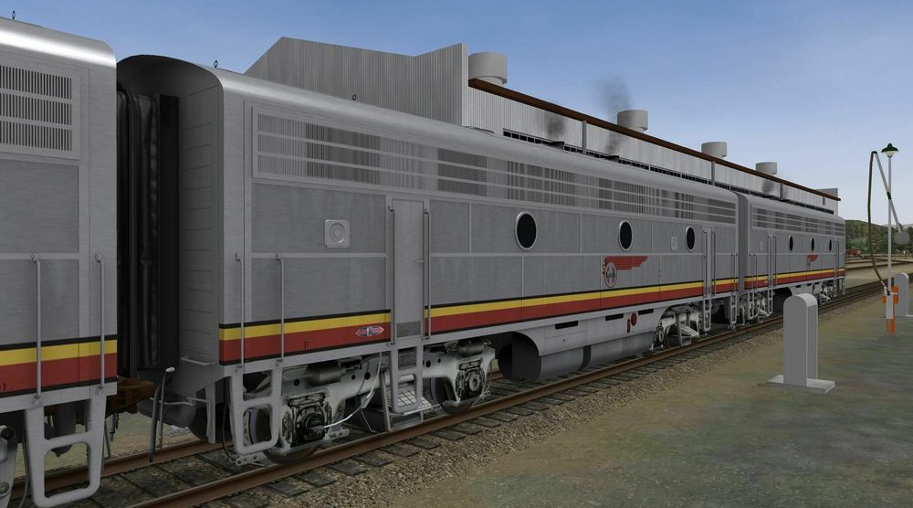 EMD F7B unit for Open Rails Train Simulator (ORTS).