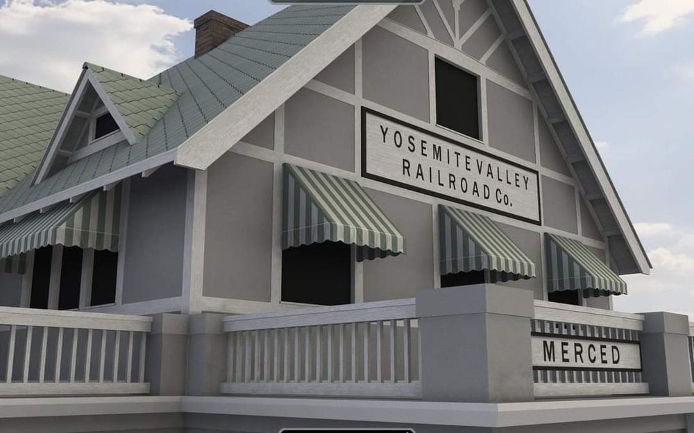 In-game model of YVRR Merced depot.