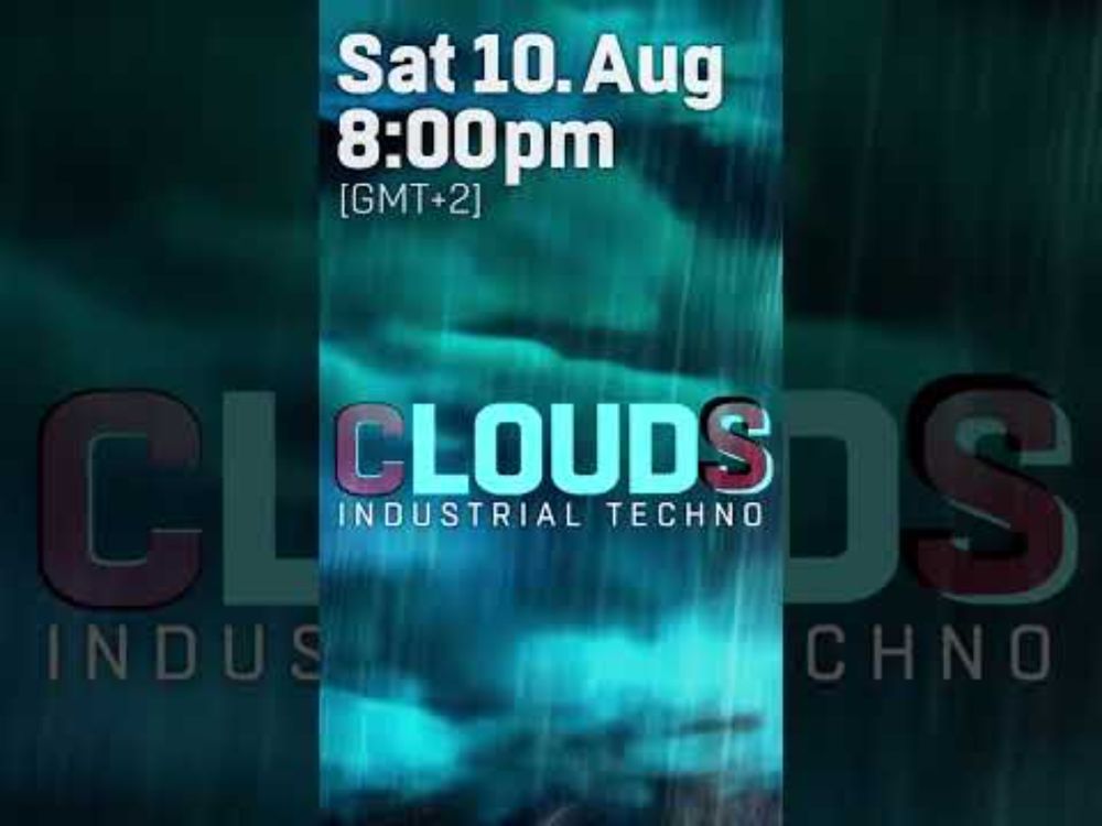 cLOUDs industrial techno twitch stream #techno #twitchdj #mixing