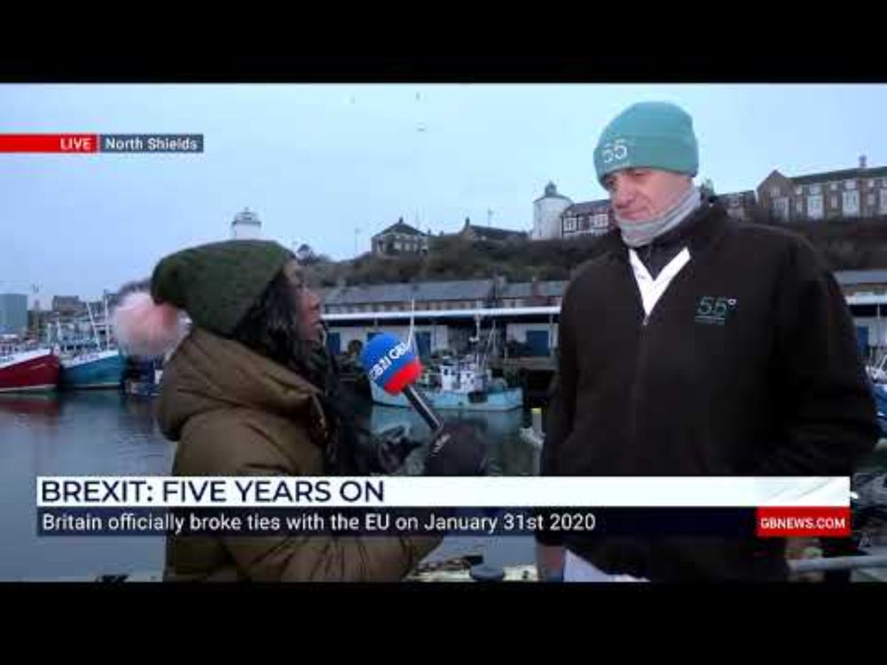 "Brexit five years on - It has been a disaster" GB News interview with fisherman Andy Dixon