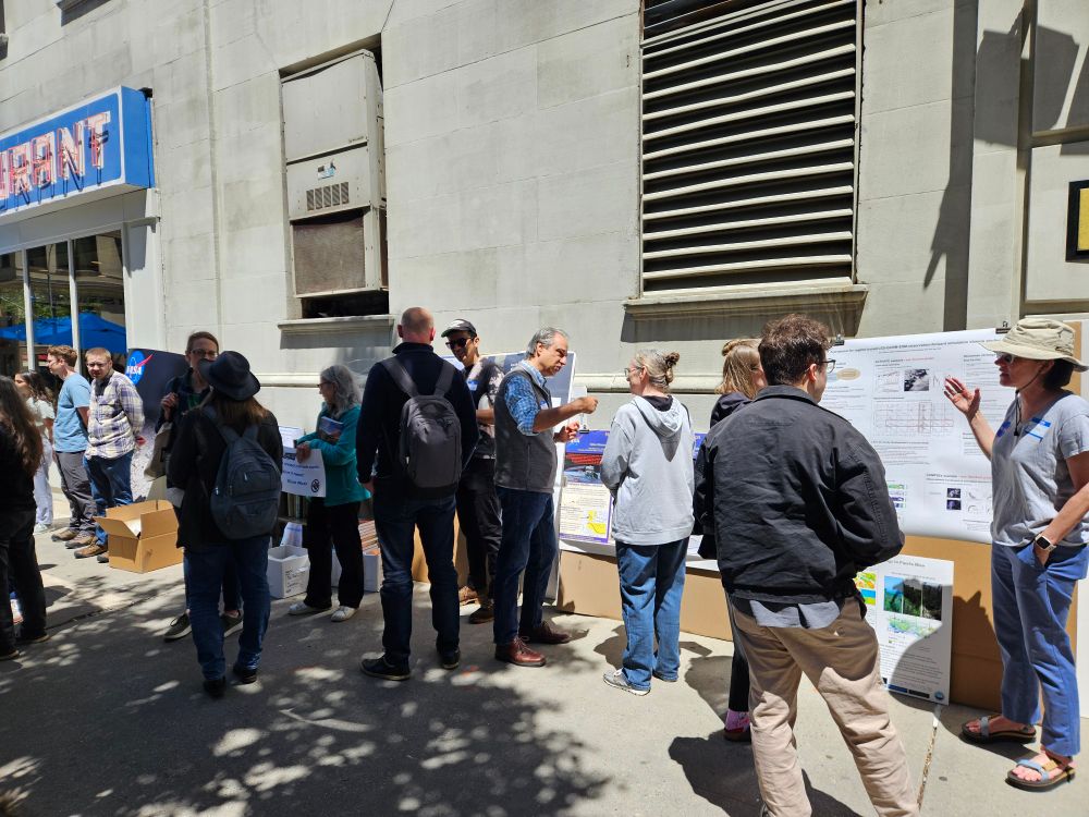 NASA climate scientists discussing their work.