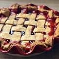 Cherry Pie made with sweet short pastry