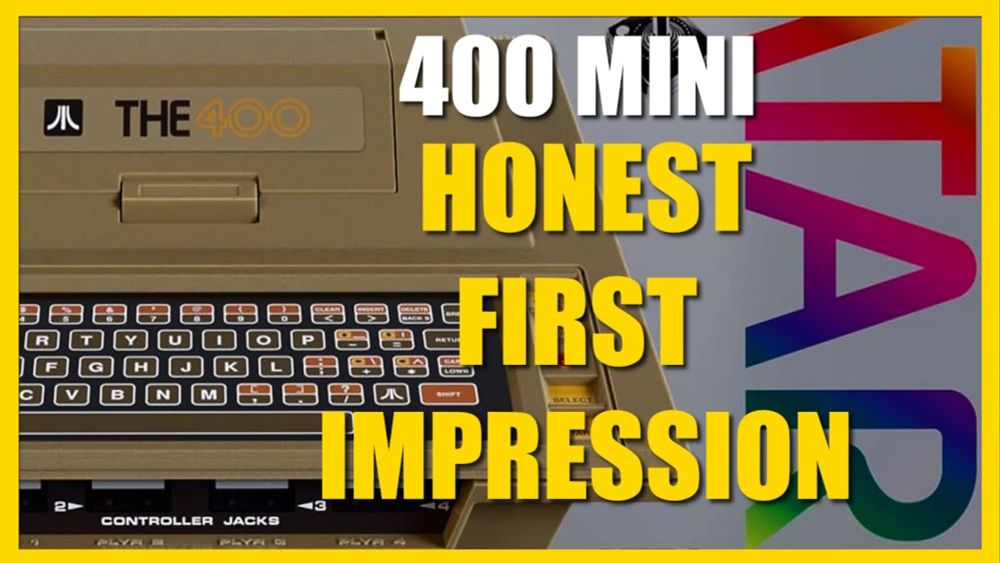 The Atari 400 Mini Honest First Impressions