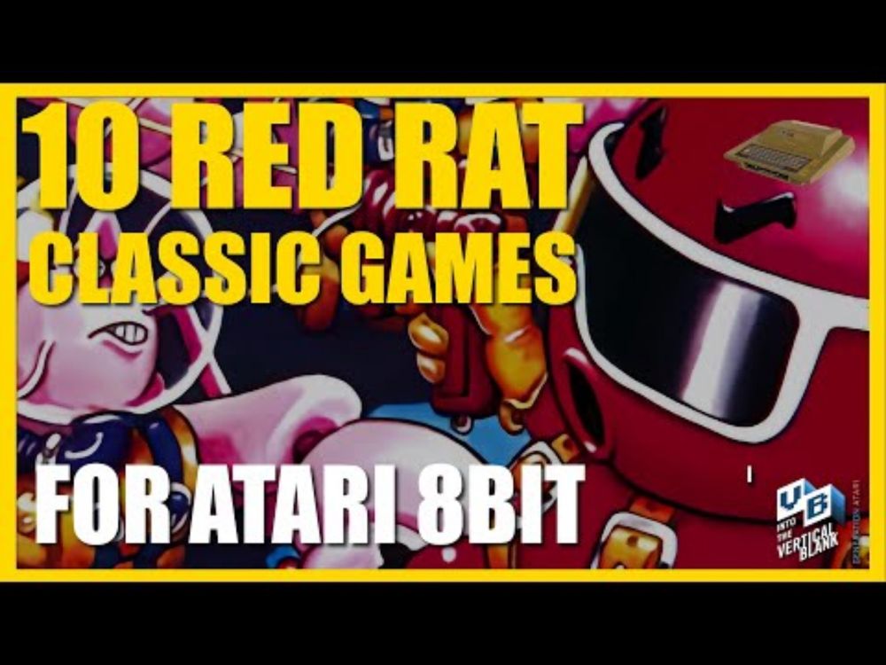 10 Fun  Red Rat Games for the Atari 8bit Computers and your Atari 400 mini