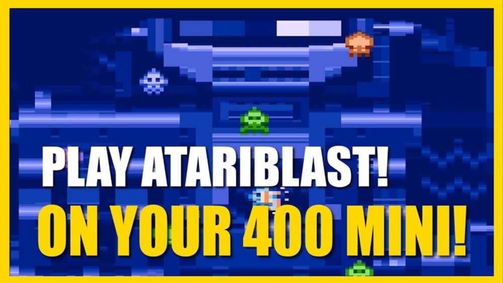 The Complete Guide to Playing AtariBlast! On our Atari 400 Mini