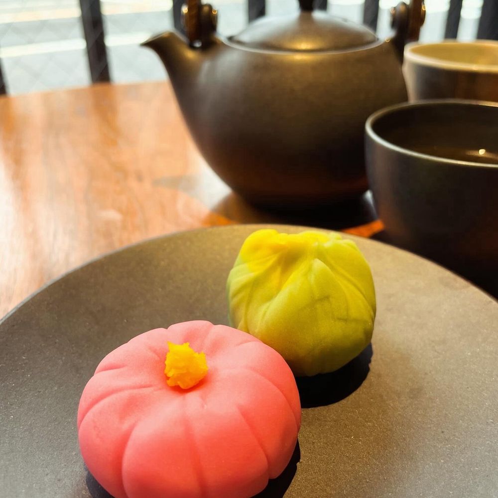 和菓子作り体験で出来上がった我が子たち(越山甘清堂)