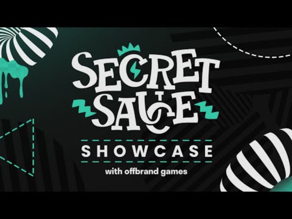 The Secret Sauce Showcase 2025 | 40 new indie game trailers!