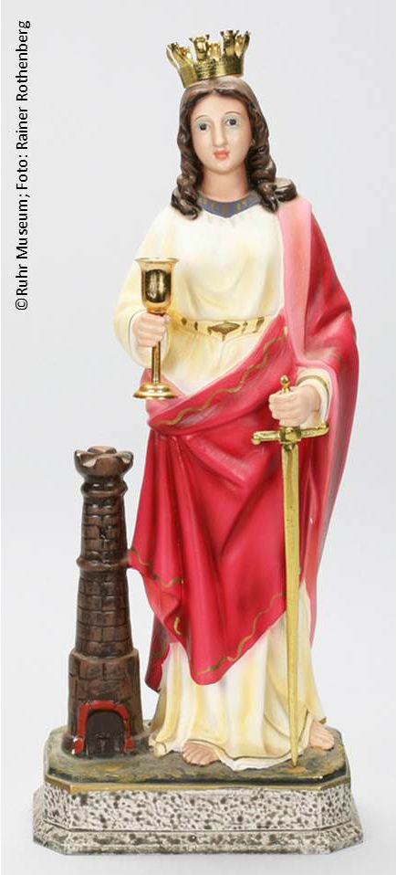 Modell der heiligen Barbara