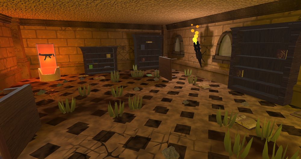 Environmental art + storytelling for my arcade-horror game "Zombie Invasion - Ancient Castle"