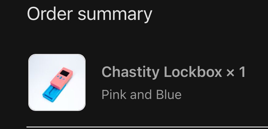 A remote chastity key lockbox that can be controlled by my friends and daddy remotely