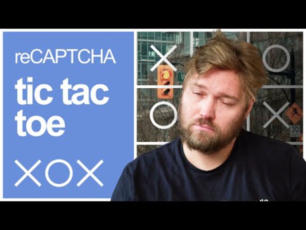 reCAPTCHA tic tac toe