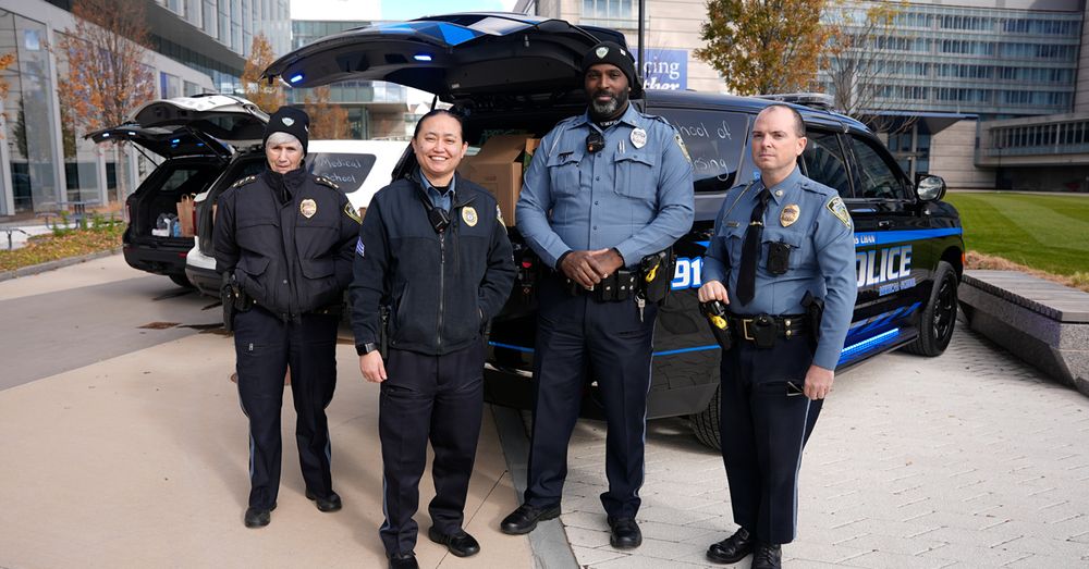 Group from the UMass Chan Department of Public Safety