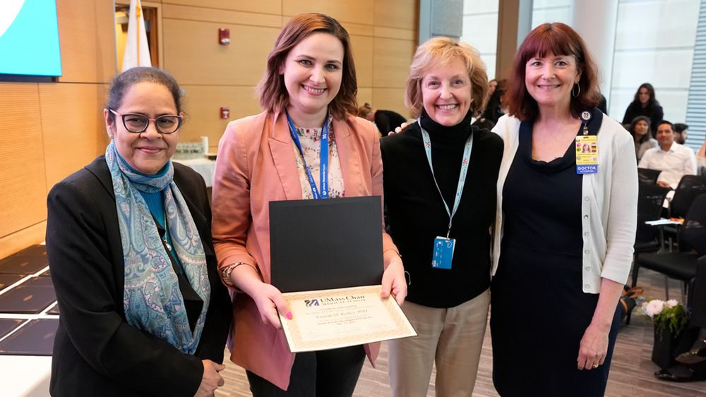 Lourah Kelly, PhD, assistant professor of psychiatry & behavioral sciences, with Kimberly Yonkers, MD, professor and chair of psychiatry & behavioral sciences