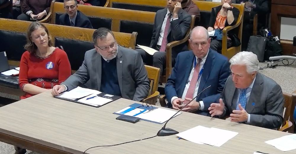 UMass President Marty Meehan testifying on DRIVE before a legislative committee on Oct. 30, 2025