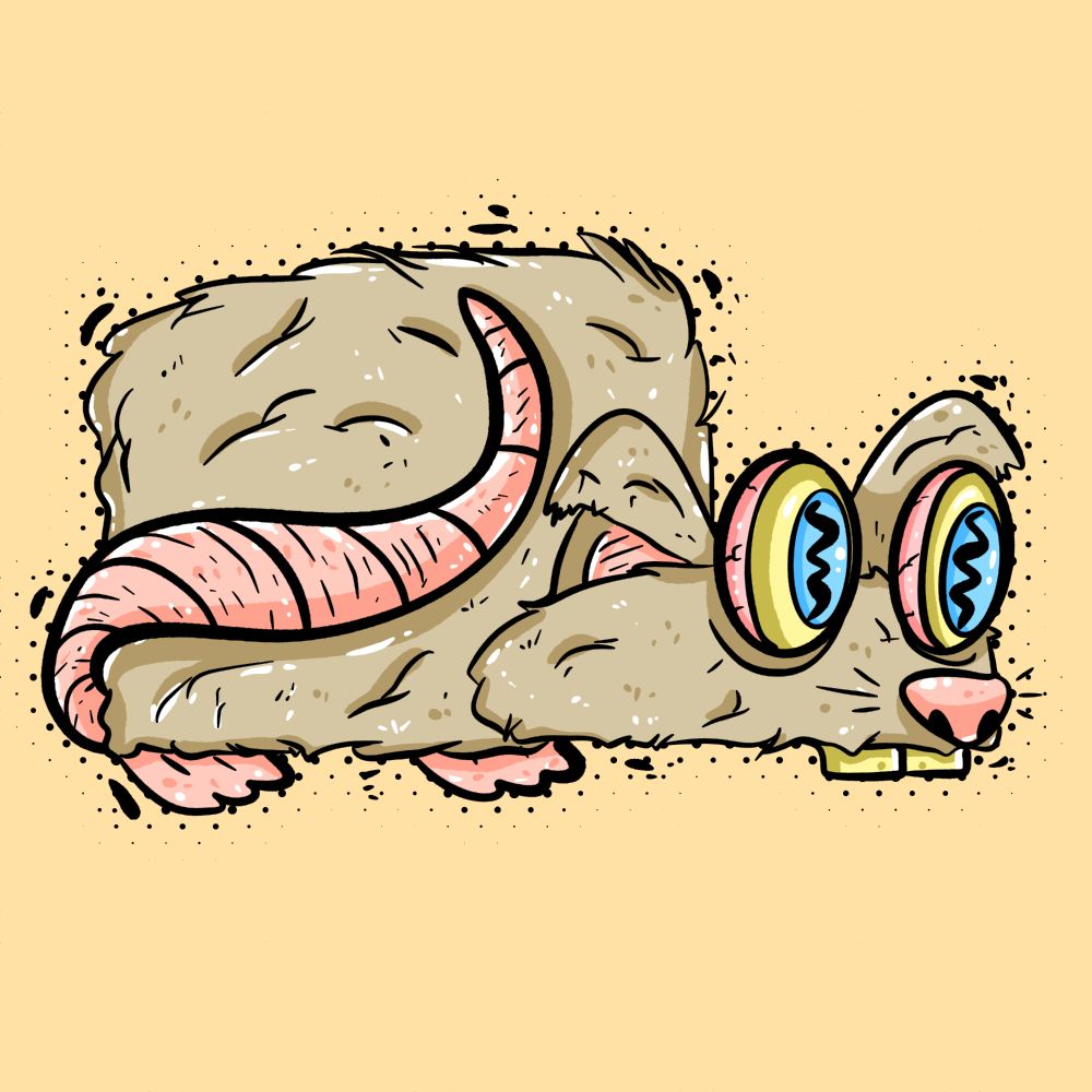 Rodent design based off the new USPS mail trucks