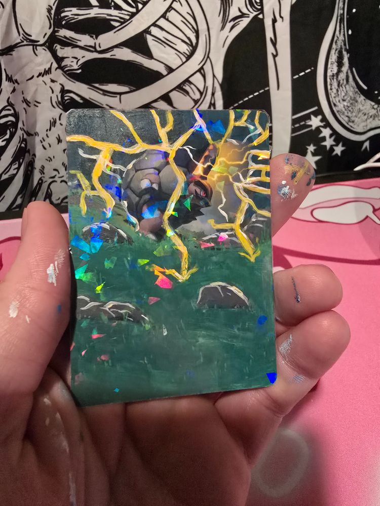 Pokemon card alter of Alolan Golem