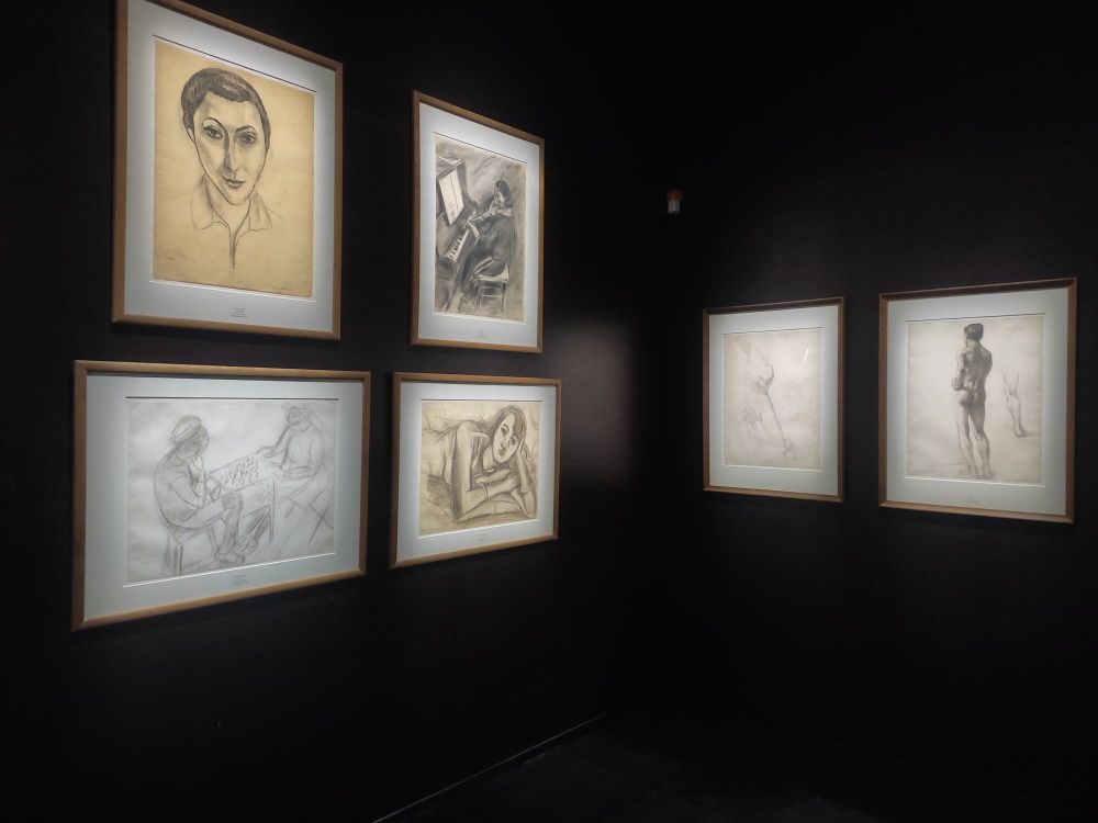 la salle des dessins, côté jeunes années