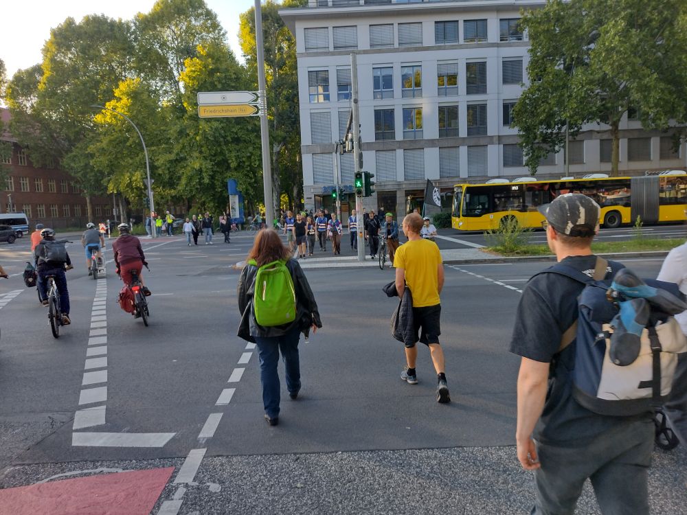 Viel Raum zum Gehen und Radfahren