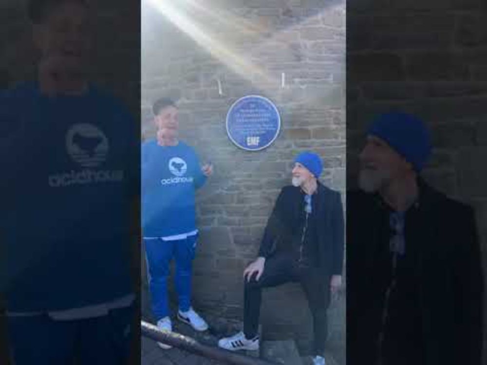 EMF Blue Plaque Ceremony in Cinderford