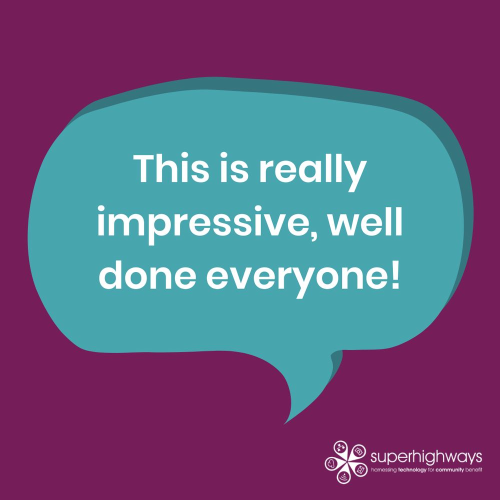 "This is really impressive, well done everyone!"
