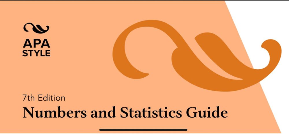 logo: APA Style
7th Edition
Numbers and Statistics Guide
