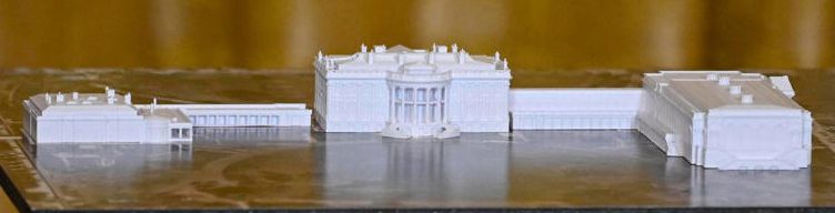 The giant ballroom tacked onto the end of the White House complex on the far right of all the buildings