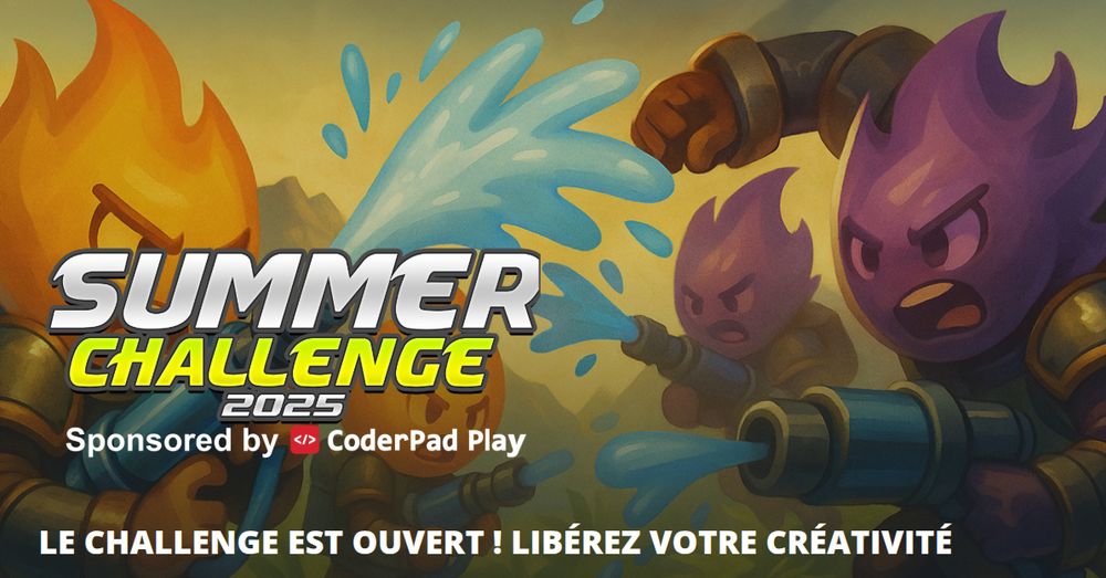 Bannière du Summer Challenger de Codingame